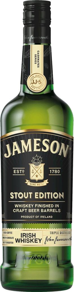 Jameson Stout Edition Blended Irish Whisky 40% Vol. 0.7L Produktbild 