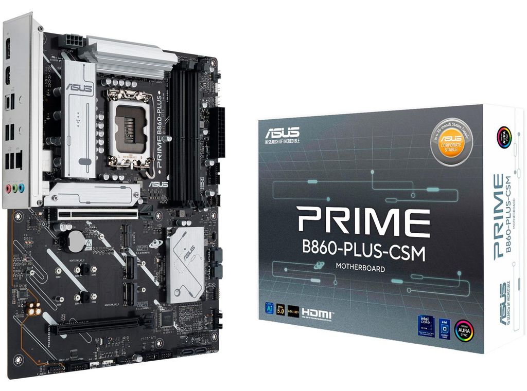 ASUS PRIME B860-PLUS-CSM Mainboard Produktbild 