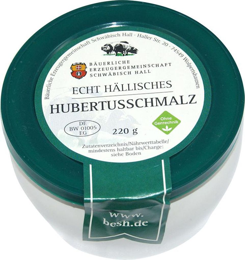 Schmalztopf Echt Hällisches Hubertusschmalz