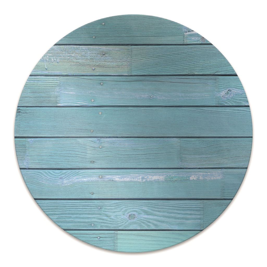Rundmatte - Stuhlunterlage Bürostuhlunterlage - Rund Ø 100 cm - Bodenmatte - Fußmatte - Blue Boards.