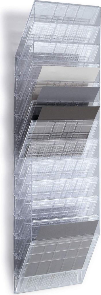 DURABLE Pojemnik na ulotki FLEXIBOXX 12 A4 poziomy, Zdjęcie produktu 