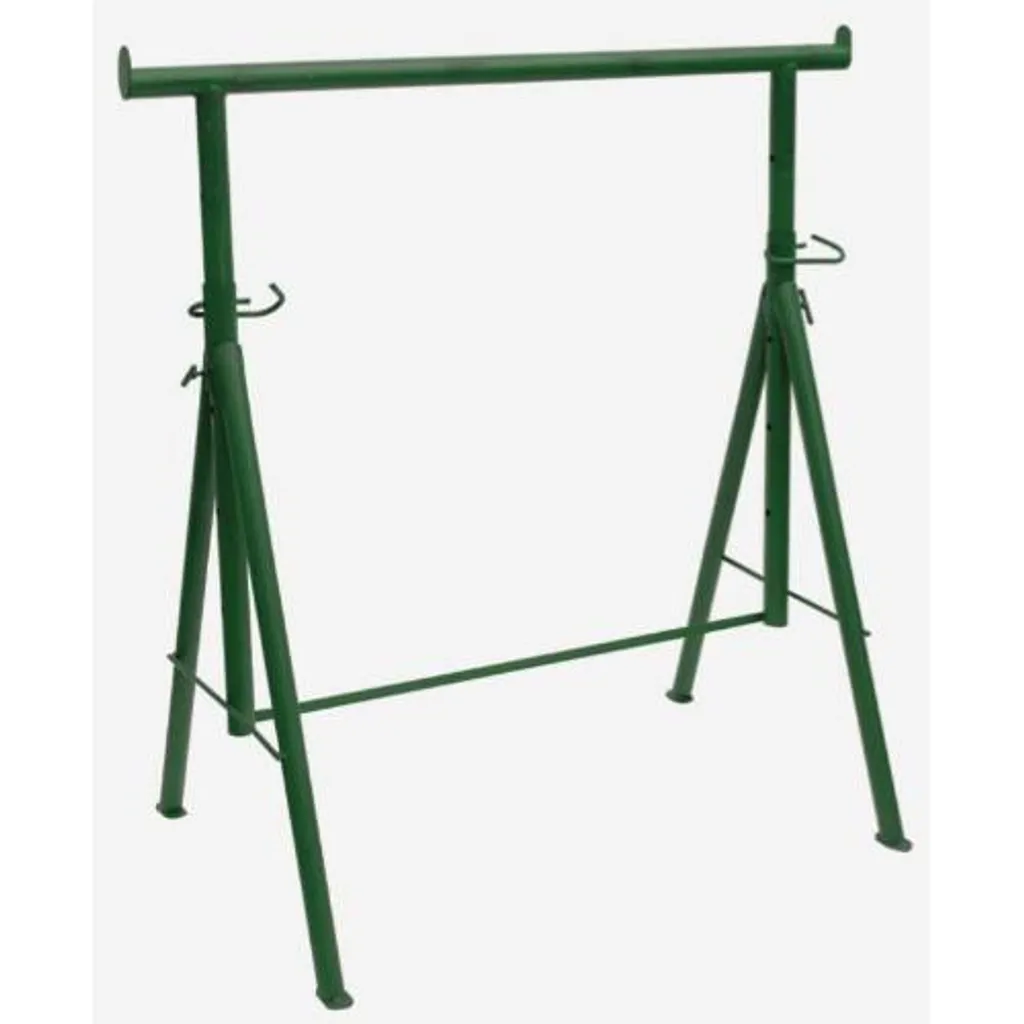 Tréteau d'échafaudage pivotant pro extensible 122-210 cm pour chantier
