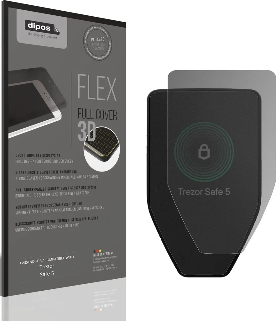 Pellicola Privacy Trezor Safe 5 Protezione Antiurto per Crypto Wallet