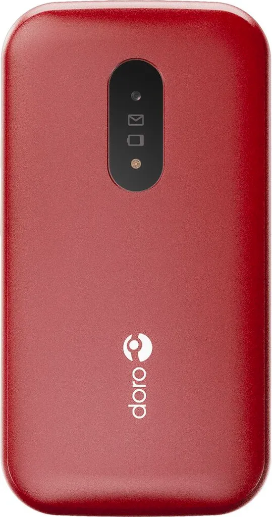 Mobile Doro 2820 Rouge Facile à Utiliser sans Chargeur Mural Secteur USB - 2