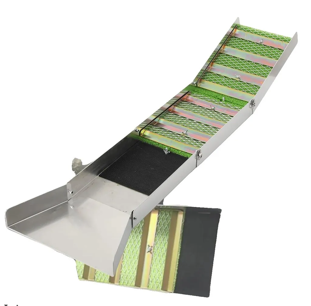 Sluice Box Doré 50 Pouces en Alliage d'Aluminium Haute Qualité non Motorisé