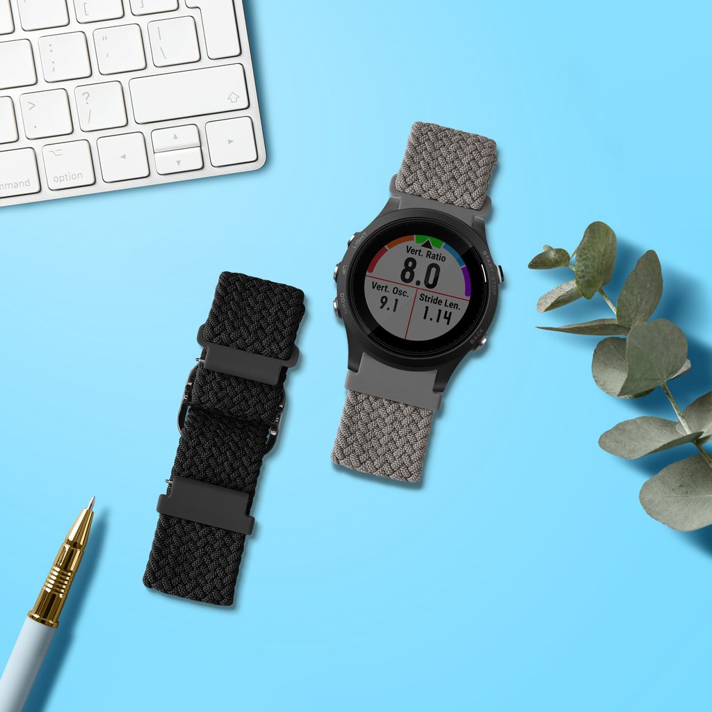 Kwmobile Sportarmband Set Für Garmin Forerunner 970/570 - TPU Silikon Armbänder 14-22cm Verstellbar