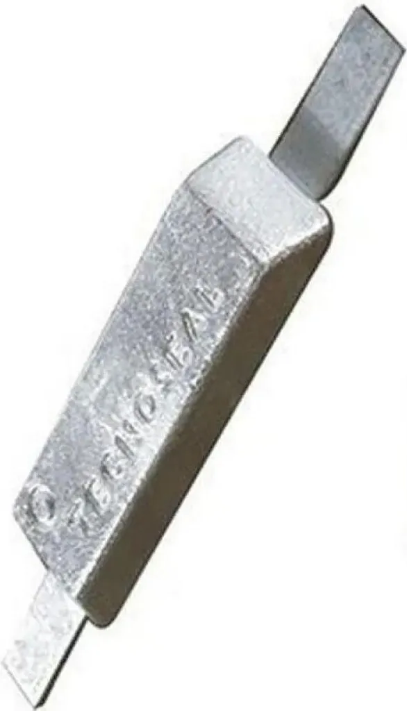 Tecnoseal Serie Argento - Blocco Anodico 1,6 kg per Yacht e Scafi