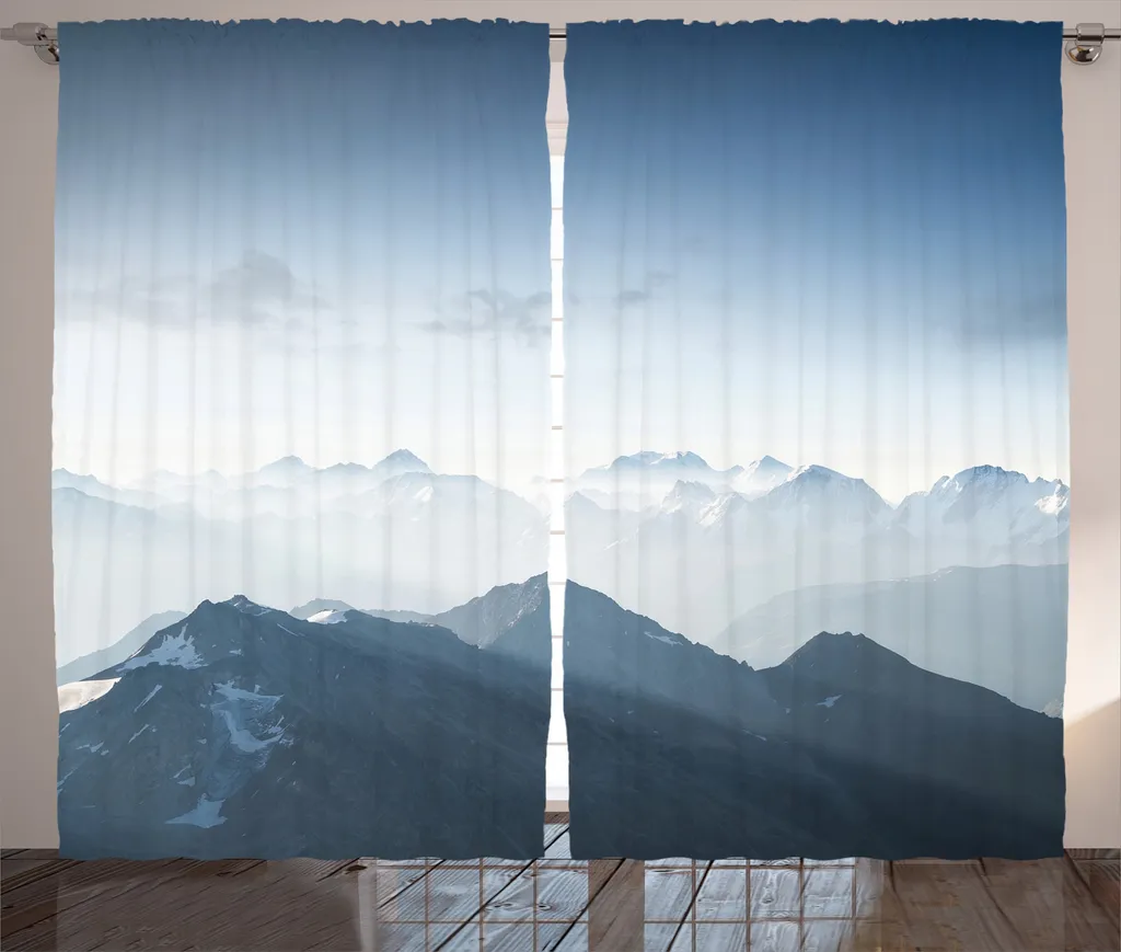 Tenda Rustica Montagna ABAKUHAUS 280x175 cm Azzurro per Soggiorno