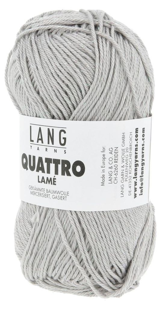 Lang Yarns - Quattro Lamé 0024 grau