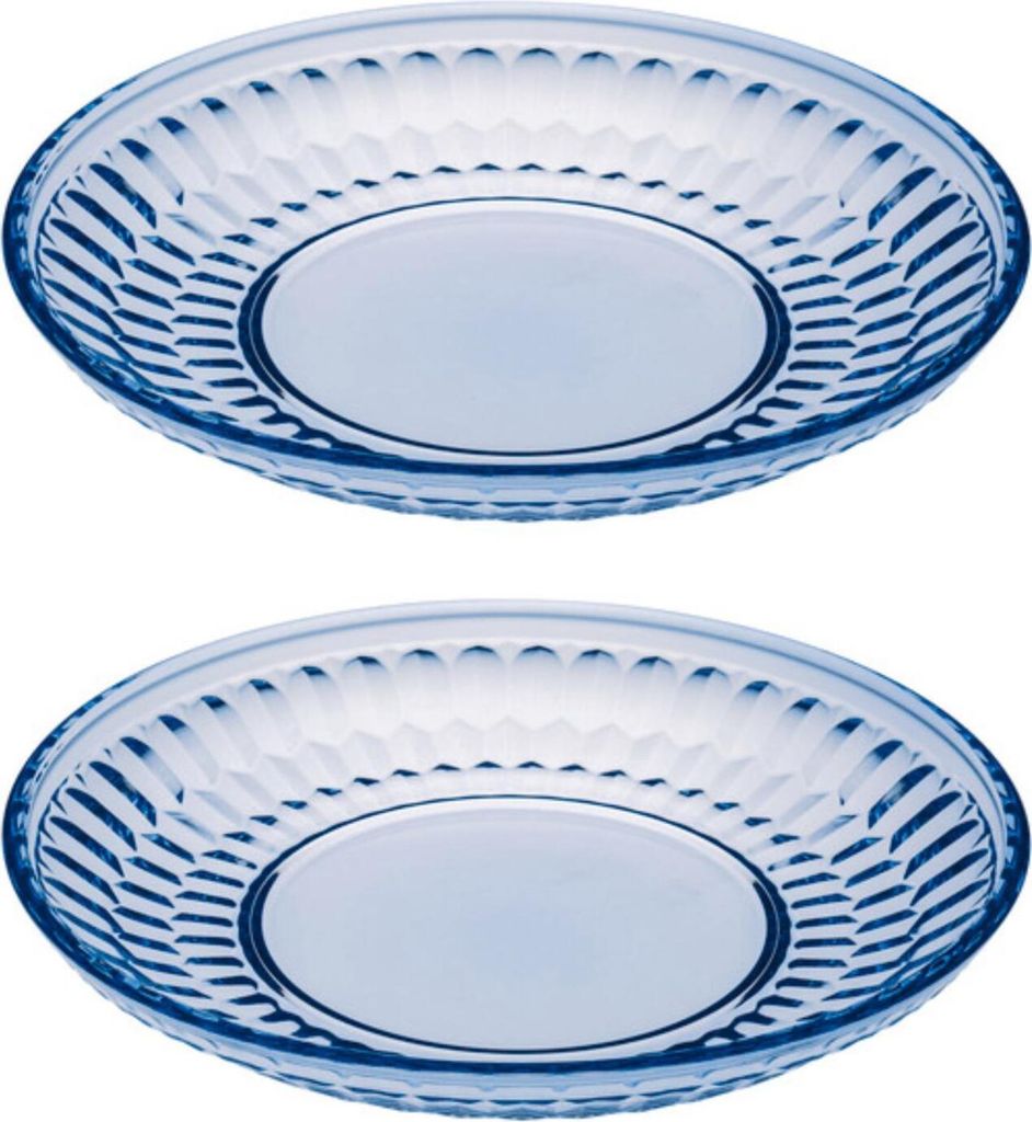 Villeroy & Boch Boston Coloured 2er Set Salatteller blau