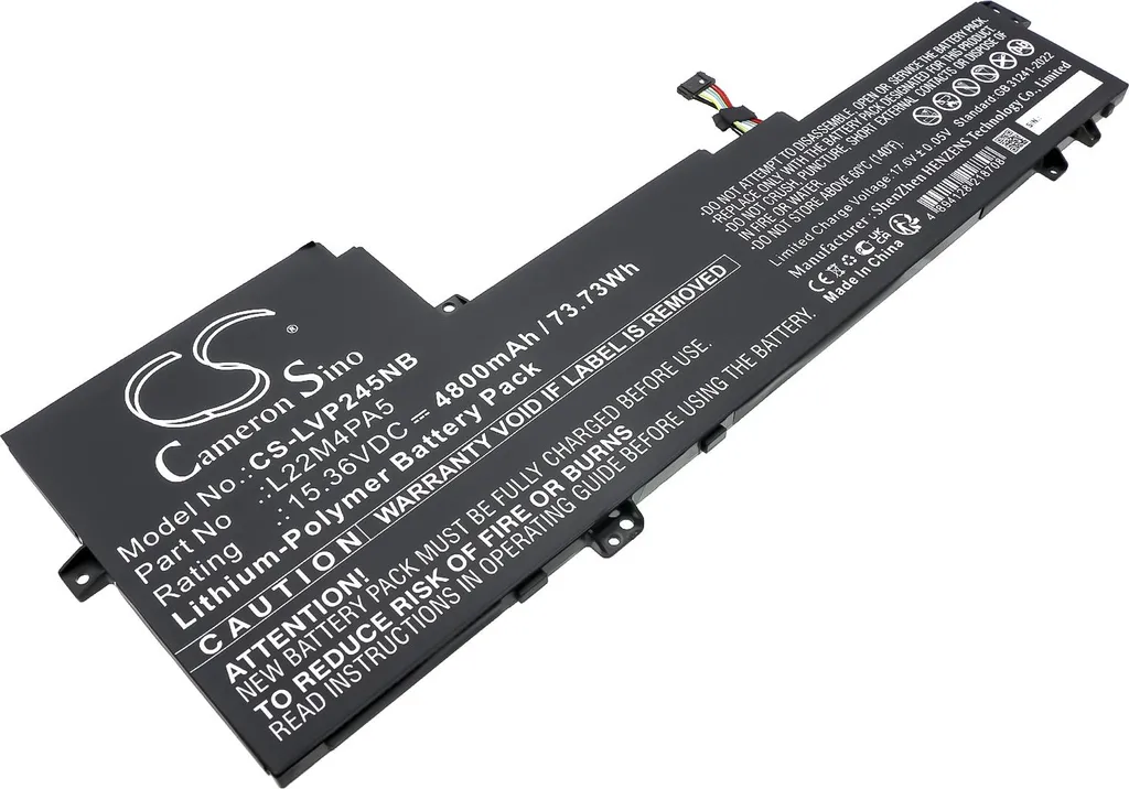 Batterie Techtek 52Wh pour Lenovo IdeaPad Slim 5 16ABR8 - Longue Durée