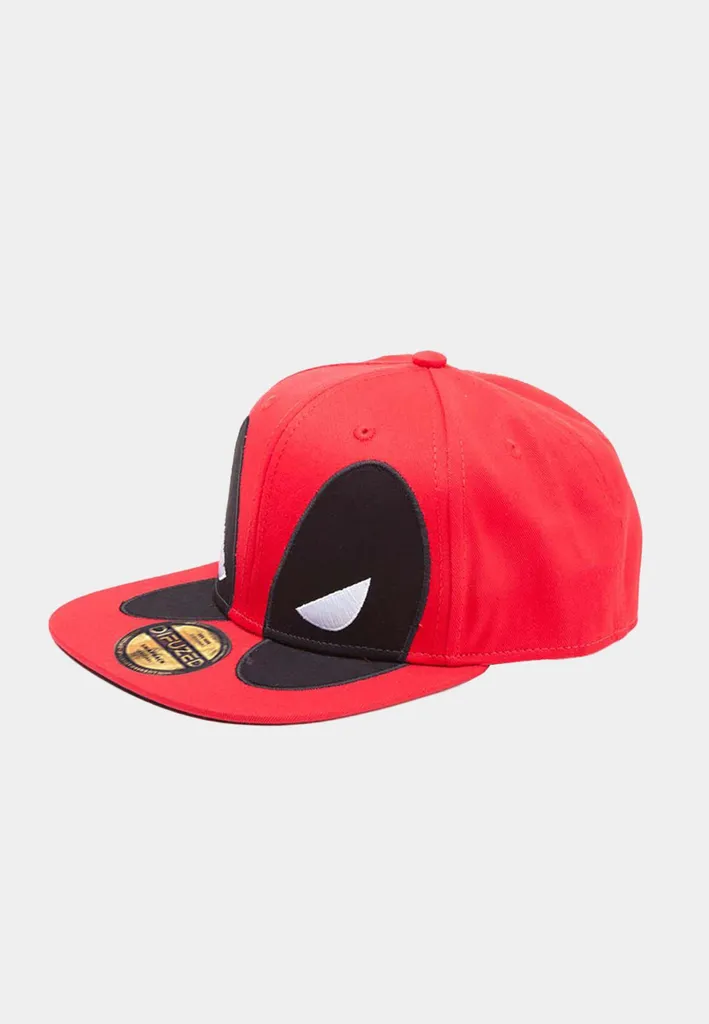 Casquette Snapback Deadpool Visage Brodé - Accessoire Marvel Officiel - 6