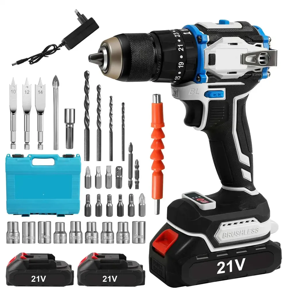 Perceuse-visseuse idéale pour rénovation moteur brushless et batteries