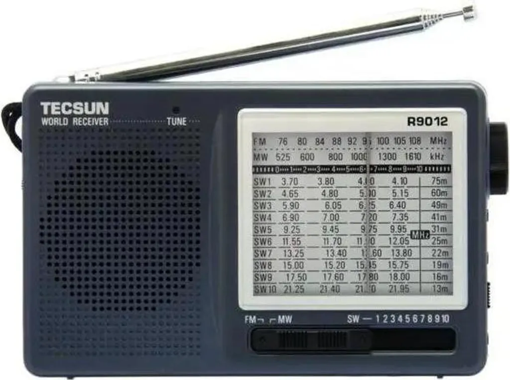 Radio portable R9012 AM FM SW avec haut-parleur intégré et son clair