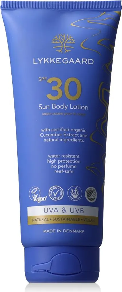 Écran solaire SPF 30 Lykkegaard 200 ml anti-trace et anti-âge