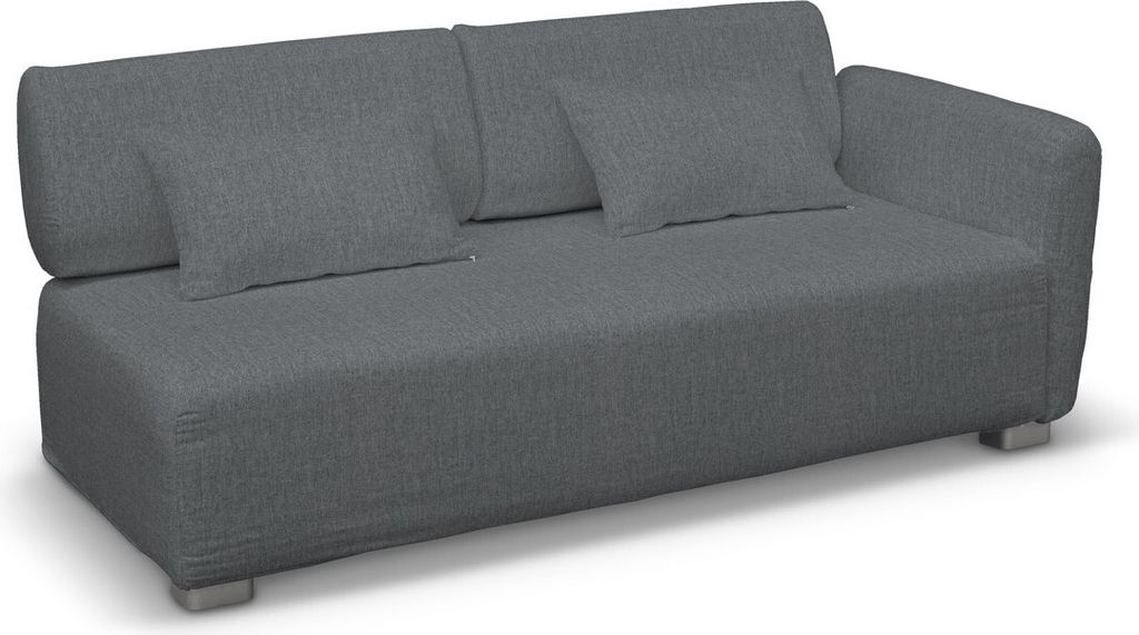 Dekoria Bezug für Mysinge 2-Sitzer mit 1 Armelehne Sofa, grau, Sofahusse Mysinge 2-Sitzer mit 1 Armlehne