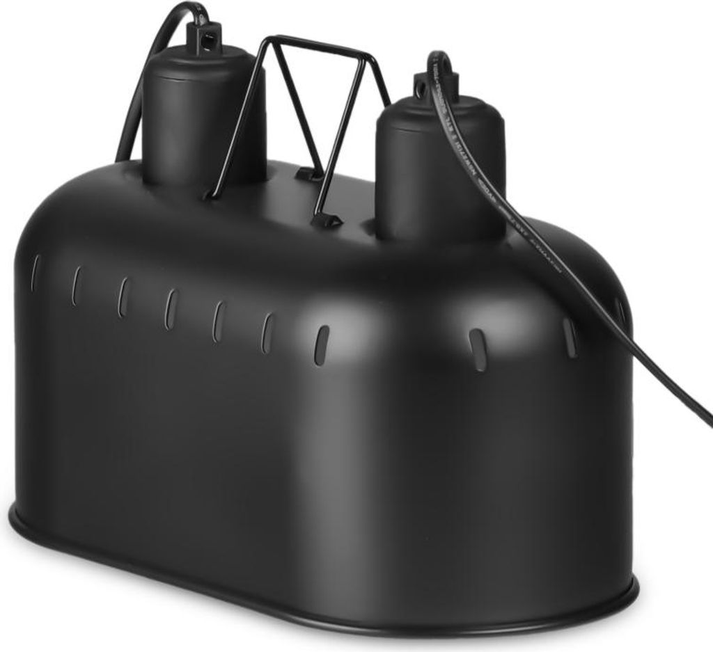 Resun Reptile Black Lamp DUO - lampada doppia per terrario Immagine del prodotto 