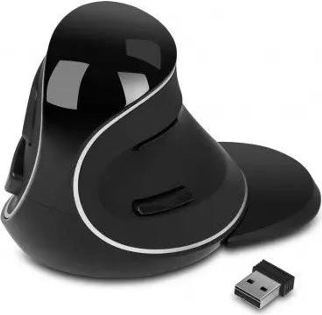 Delux Grip Mouse Plus – ergonomische Maus für Rechtshänder – vertikale Maus – kabellos
