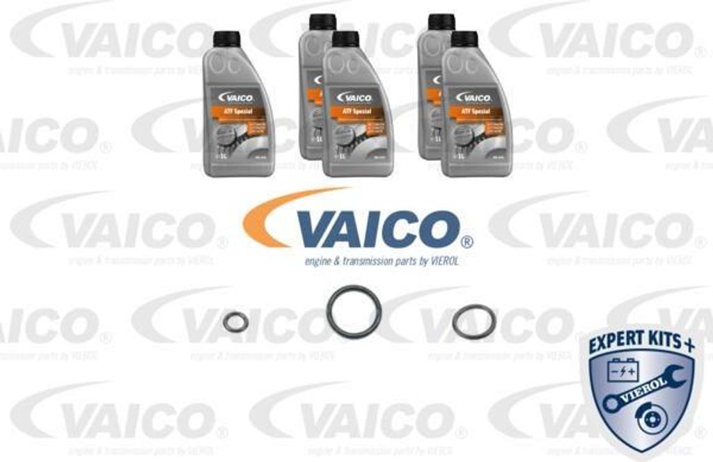 VAICO V20-4186 Teilesatz, Ölwechsel Automatikgetriebe OE 83222355599kit1 kompatibel mit 2er F45, 2er F46, I8, X1, X2, Mini, Clubman, Countryman