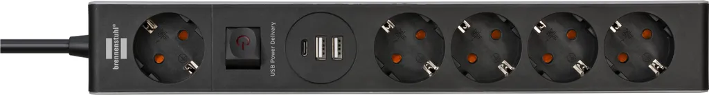Brennenstuhl Multiprise 5 Prises 1,5m avec Chargeur USB Power Delivery