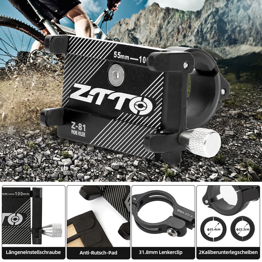 Handyhalterung Motorrad Universal 2025 - Fahrrad Handyhalter Lenker | Für 5,4-7,2 Zoll Smartphones