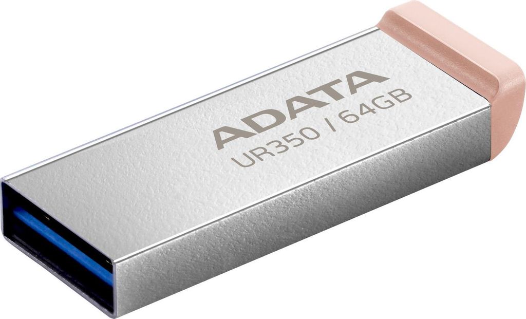 ADATA UR350/64GB/USB 3.2/USB-A/Braun