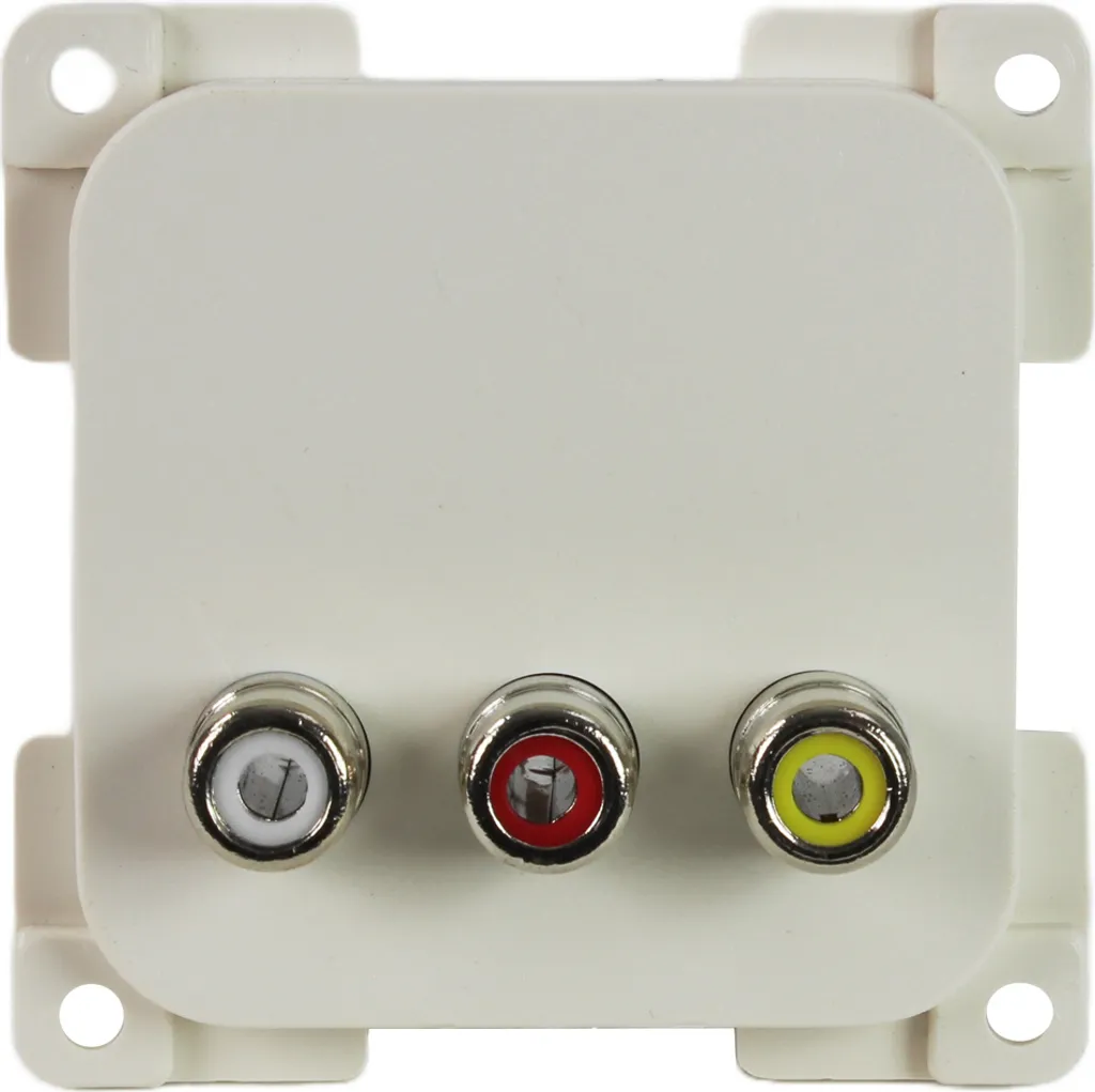 C-Line Presto Inprojal CBE presa di corrente audio video caravan camper caravan bianco