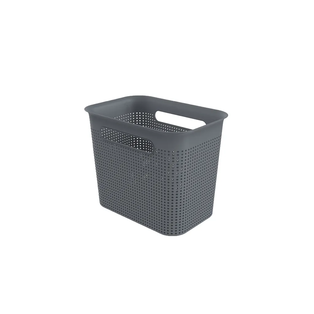 Panier de Rangement Anthracite 7L BRISEN pour Organiser la Maison