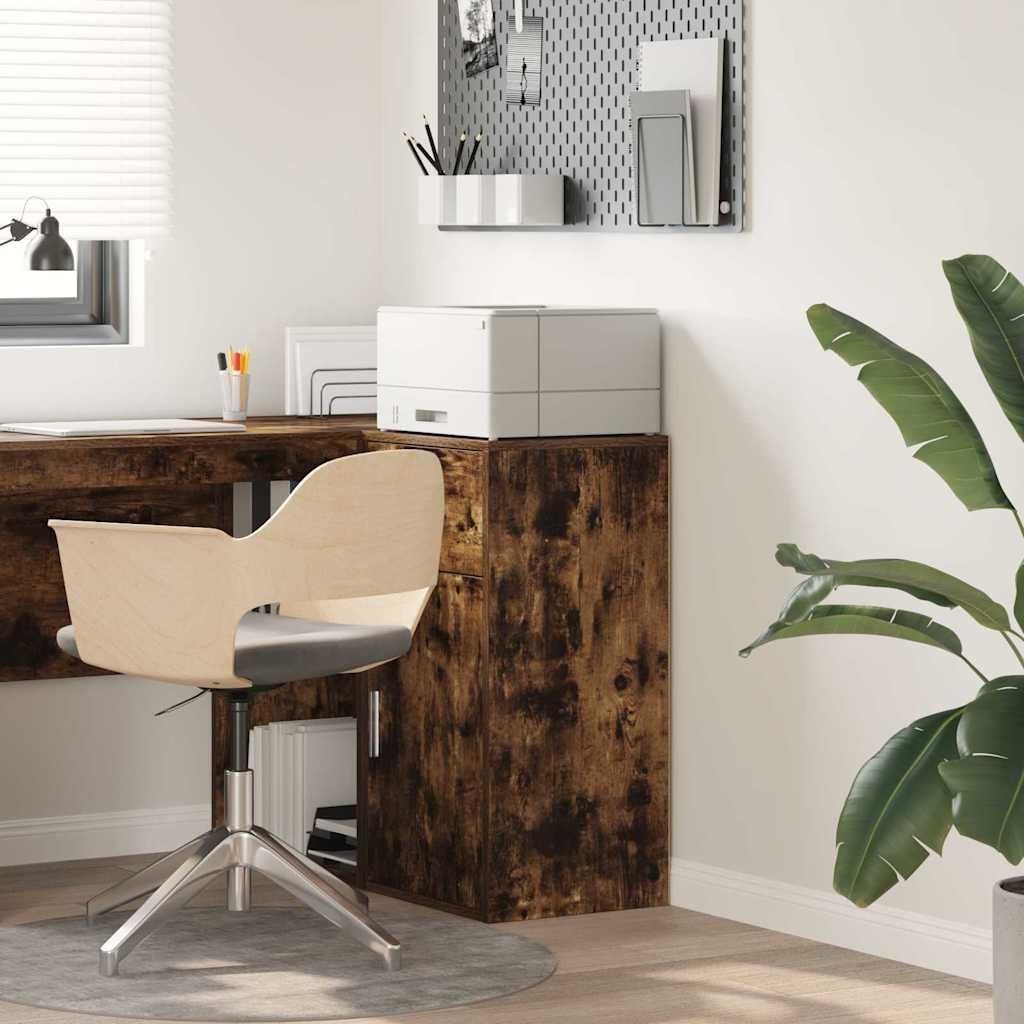 Maison Exclusive - Sideboard mit Schubladen Geräucherte Eiche 38 x 34 x 75 cm
