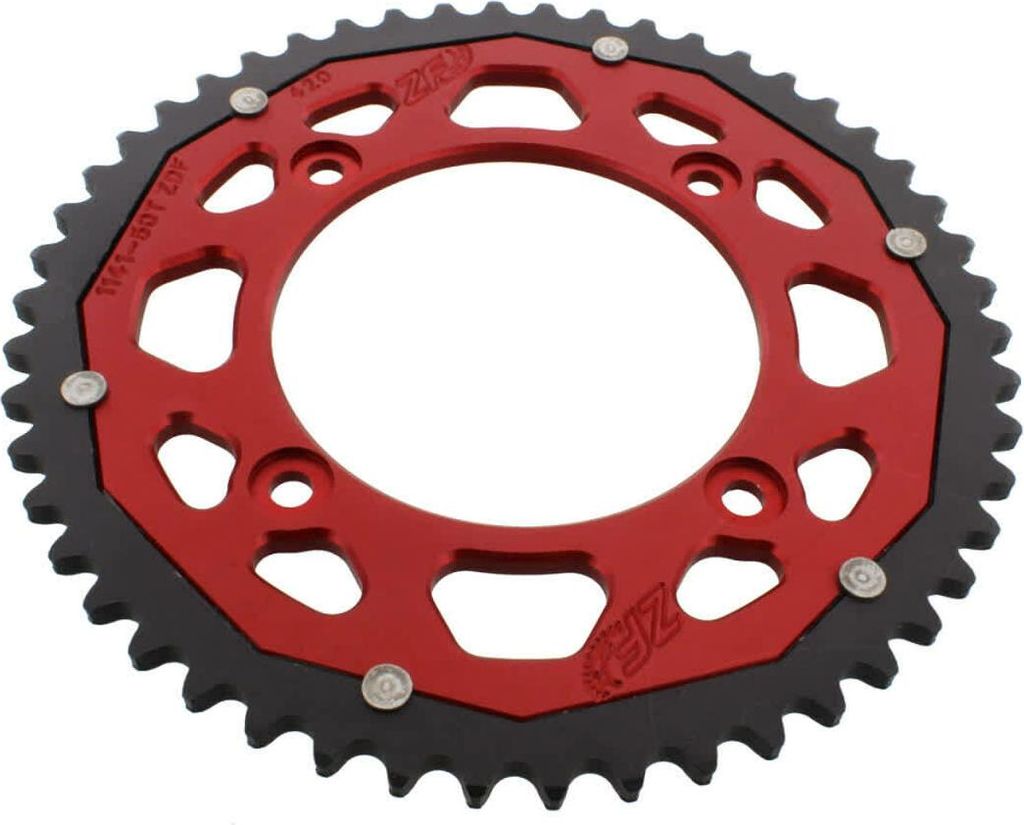 ZF Krone 50 Zähne Teilung 420 Rot Schwarz Dual für Beta