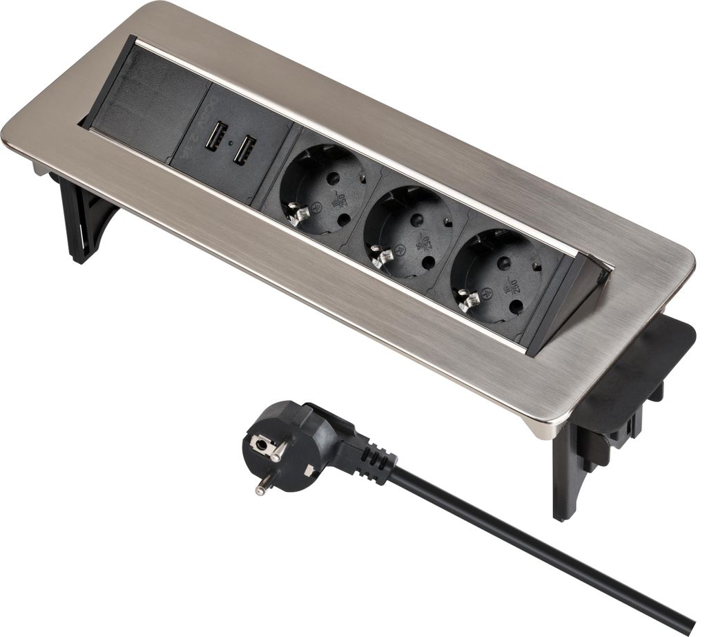 Brennenstuhl 1396200113, 2 m, Drinnen, IP20, Schwarz, Produktbild 