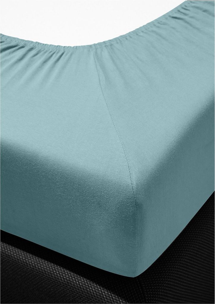 IRISETTE CLASSIC-JERSEY SPANNBETTTUCH JUPITER 0008 opal 150 x 200 cm