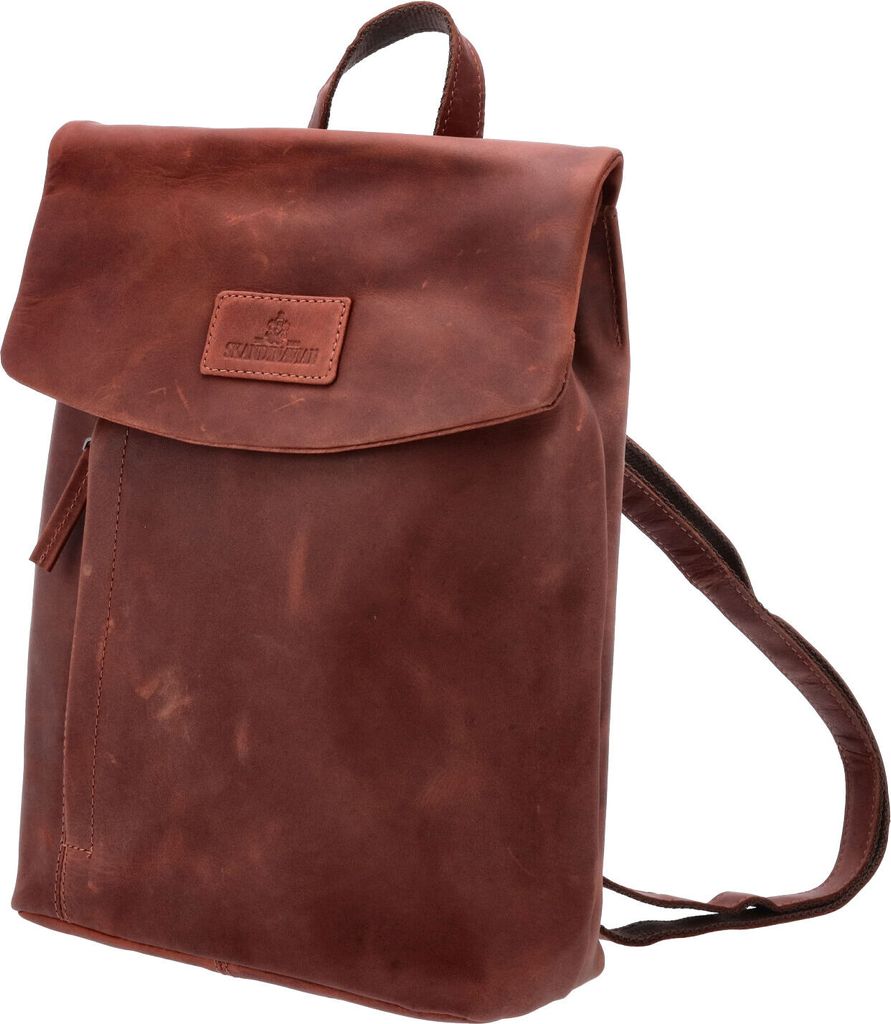 The Skandinavian Brand Leder Rucksack  Cognac : cognac-38 Produktbild 