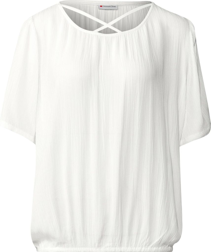 Street One Shirtblouse w strap details off white 42