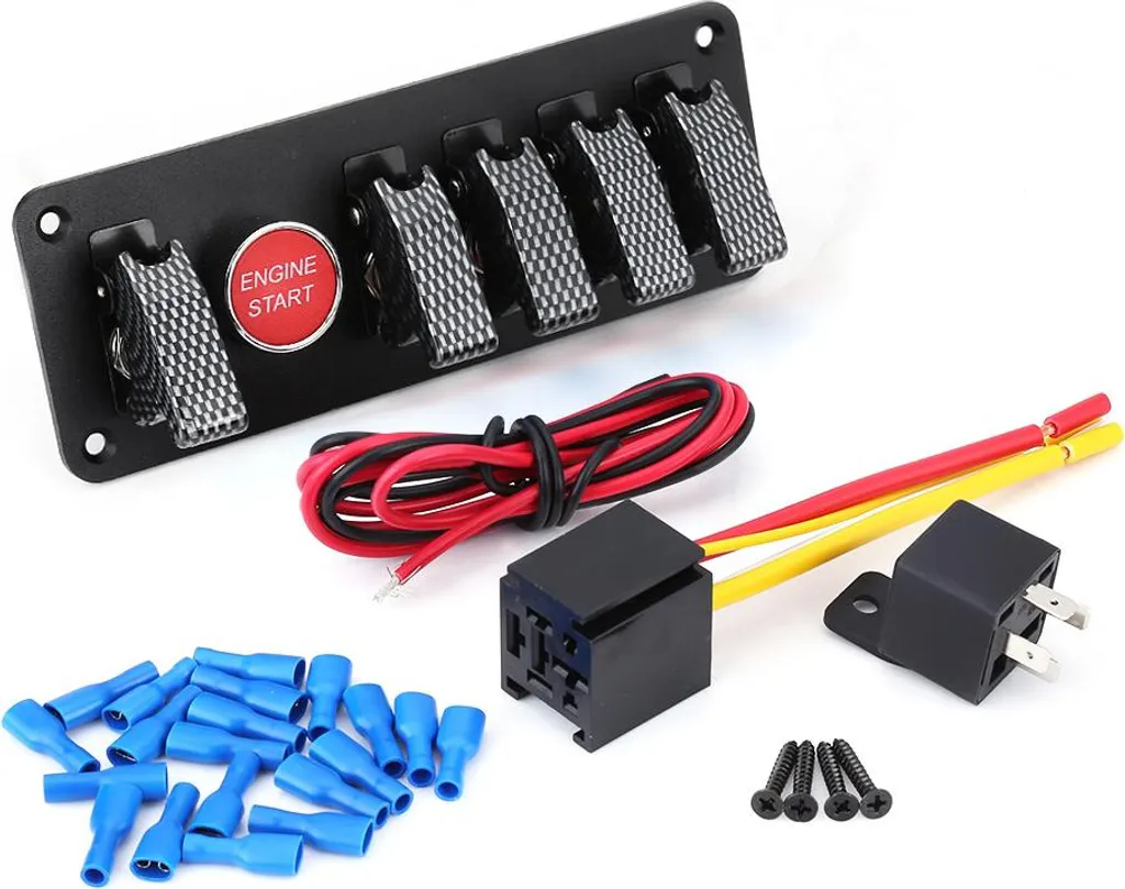 Pannello Multifunzione Racing 12V 6 Gang - Avviamento Motore Pro