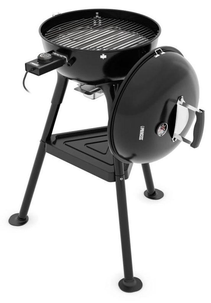 Princess Kugelgrill Hybrid Elektro- & Holzkohle, 2000 W, Produktbild 