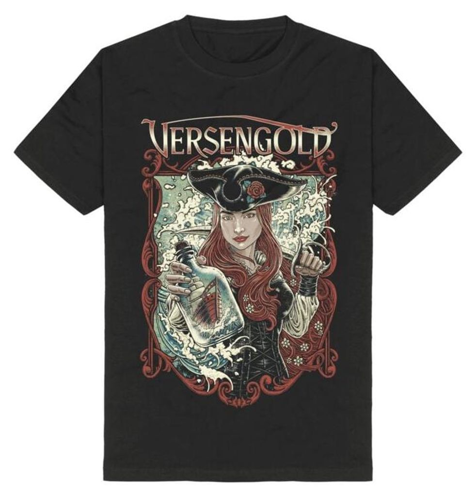 Versengold T-Shirt Herren Klabauterfrau schwarz XL Produktbild 