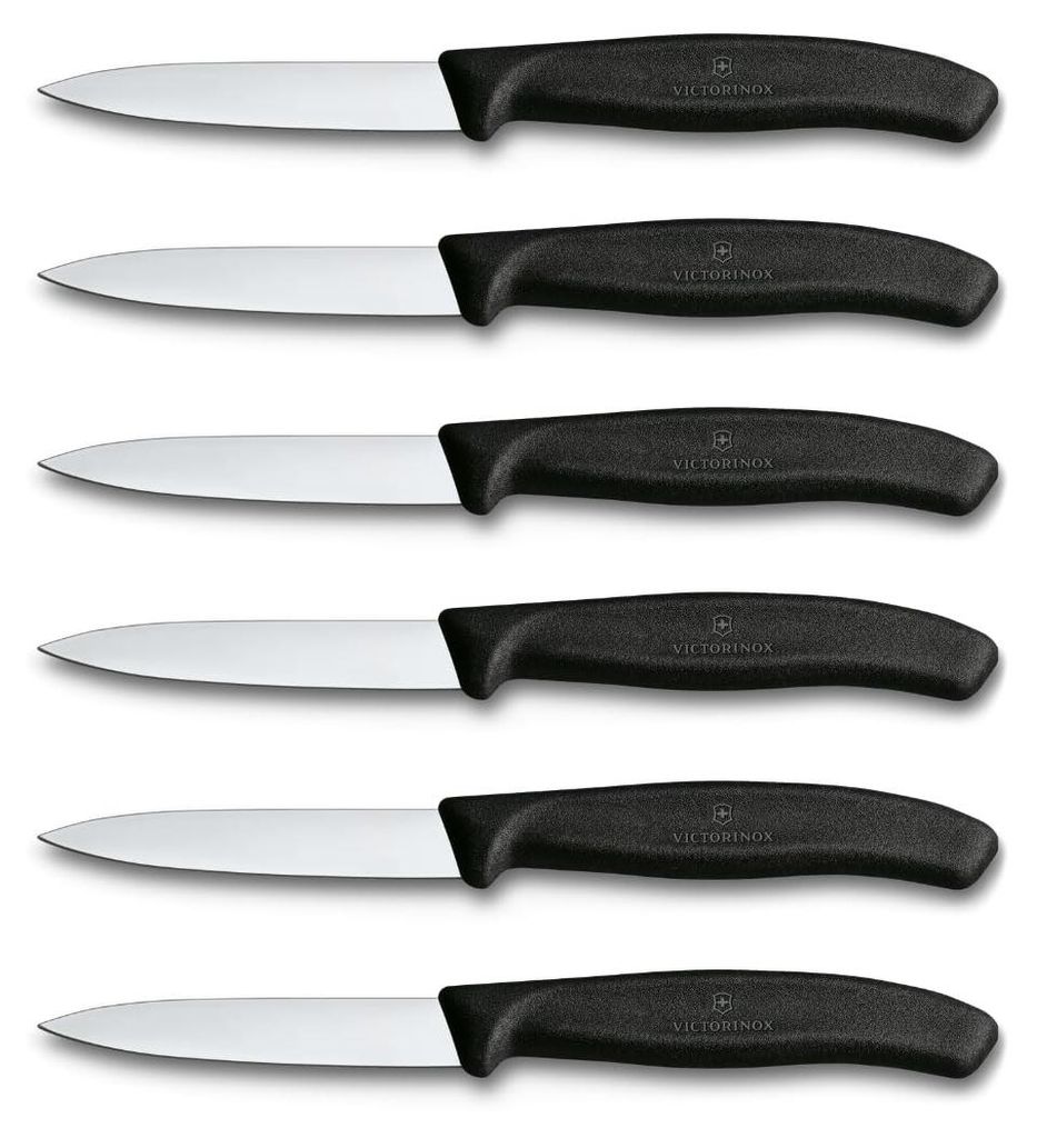Swiss Classic, nóż do obierania, 6 szt., 10 cm, fale, Zdjęcie produktu 
