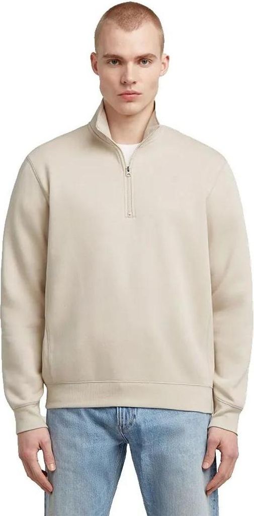 G-star Premium Core Halbreißverschluss-sweatshirt Beige M Herren Beige M