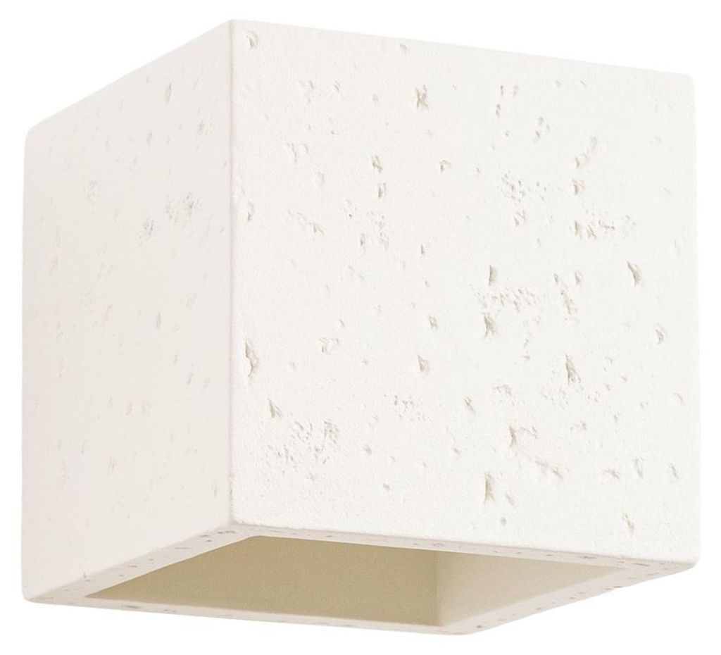 Wandleuchte Beton Beige G9 Modern Up Down gemütlich elegant Wohnzimmer Schlafzimmer Flur L:10 cm Wandlampe Küche