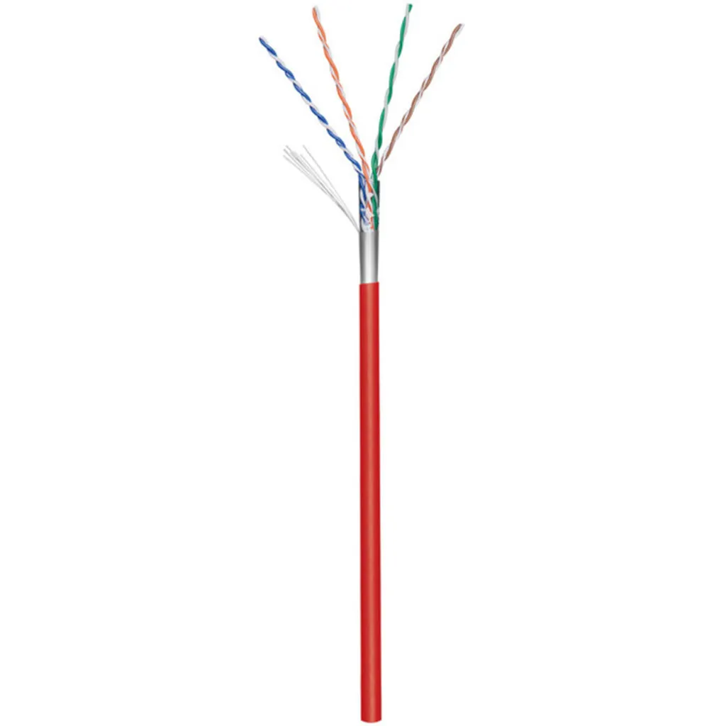 Cavo Di Rete Goobay CAT 5e F/UTP 100 Metri – Blu, Schermato, Ideale Per Piccoli Uffici E Uso Domestico