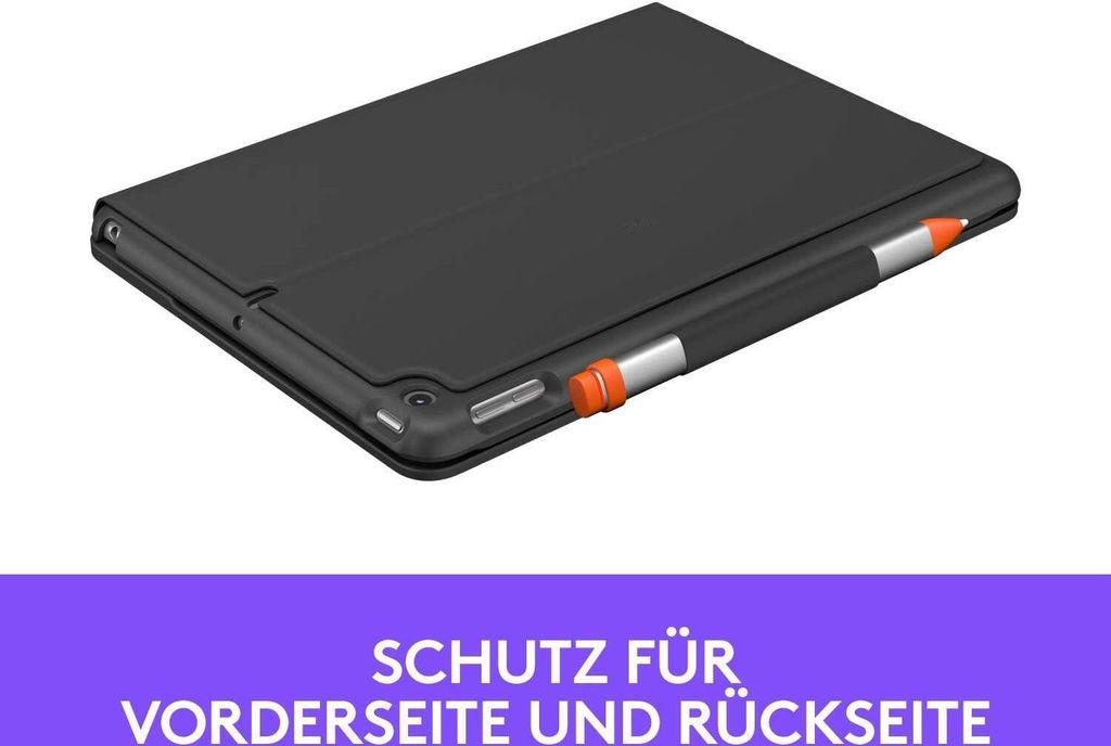SLIM FOLIO IPAD 7TH GENERATION GRAPHITE DEU - Produktbild 16