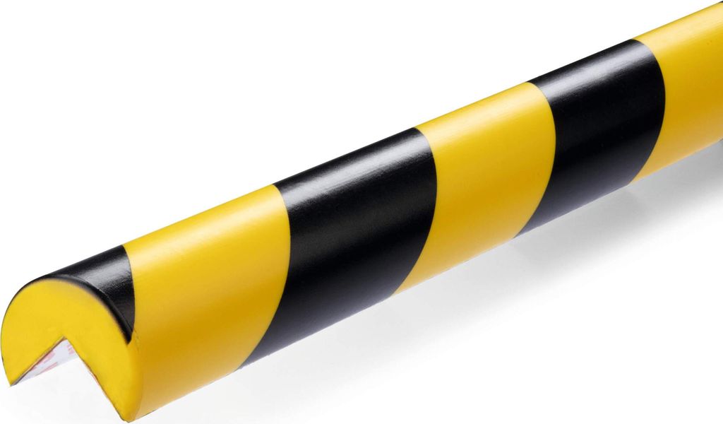 DURABLE Eckschutzprofil C25R, 1m, 1100130 gelb/schwarz Produktbild 