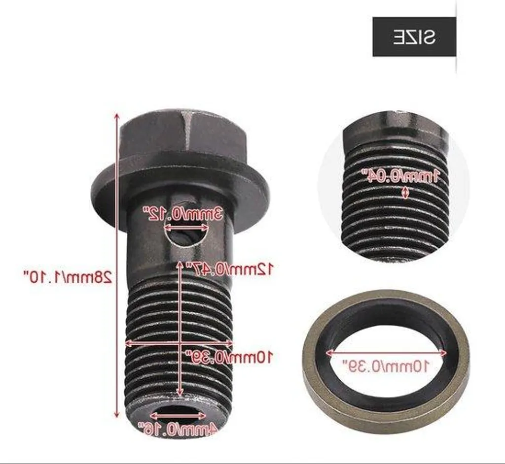 Kit de visserie M10 x 1 mm pour poulies de tambour de machine à laver