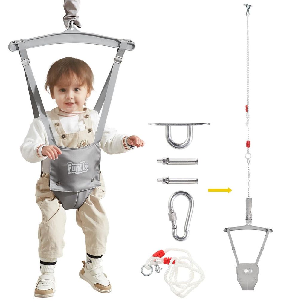 Elzusha - Baby Deurwipper met Plafondhaak Verstelbaar 6-24 Productafbeelding 
