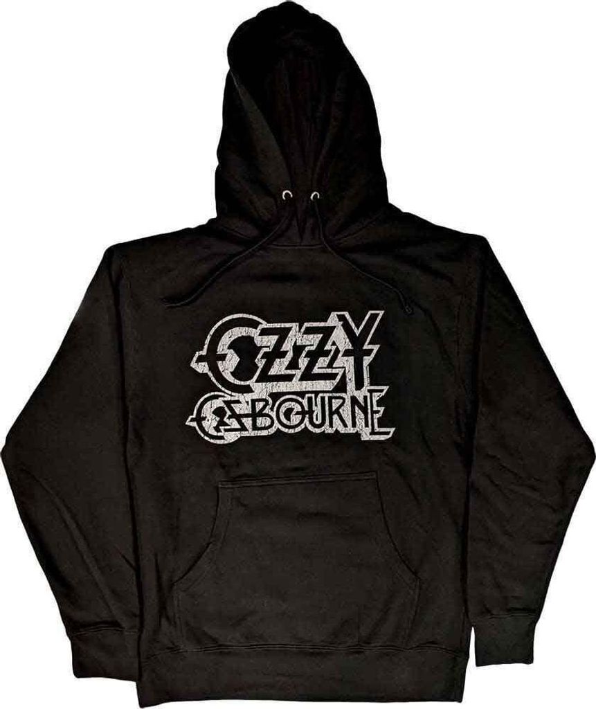 Ozzy Osbourne Vintage Logo Black XL Hoodie