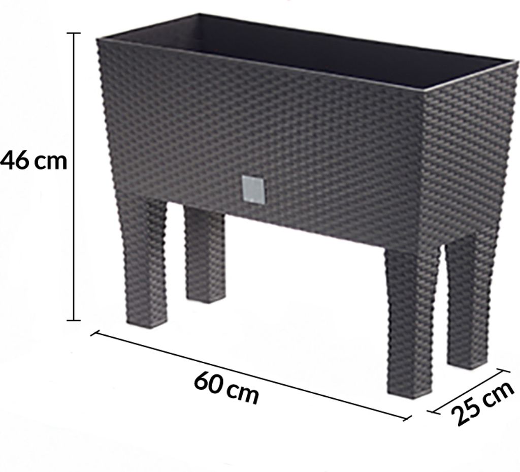 DEUBA® Hochbeet 2in1 Funktion Balkonkasten 30L Produktbild 2
