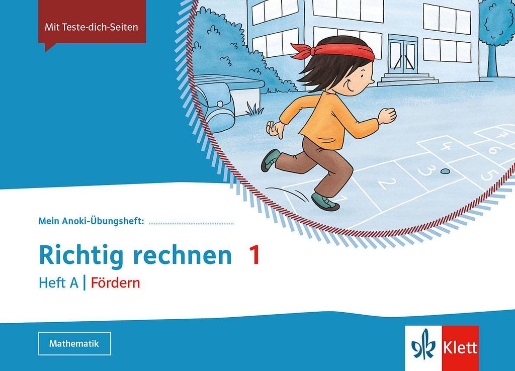 Mein Anoki-Übungsheft. Richtig rechnen 1. Heft A / Fördern Immagine del prodotto 