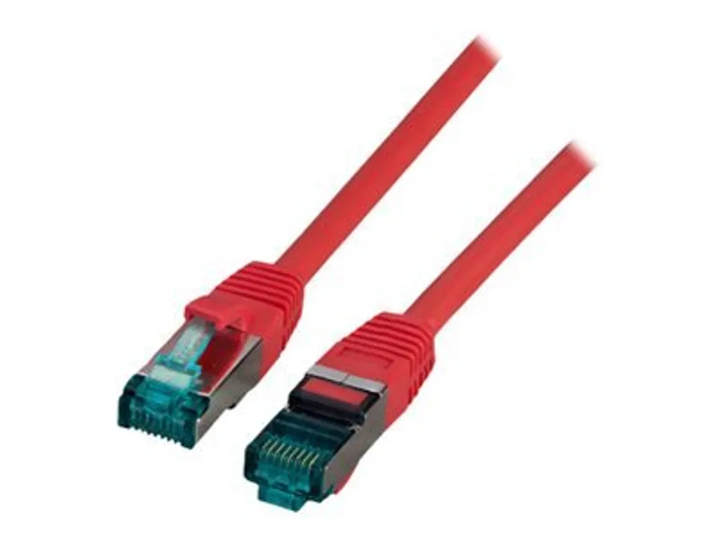 EFB RJ45 Patchkabel S/FTP, Cat.6A, LSZH, 15m, rot