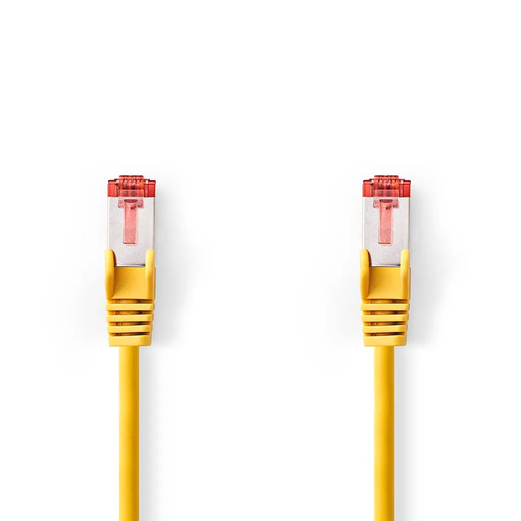 Cavo LAN Gaming CAT6 S/FTP 10 Metri Giallo | Latenza Zero LSZH